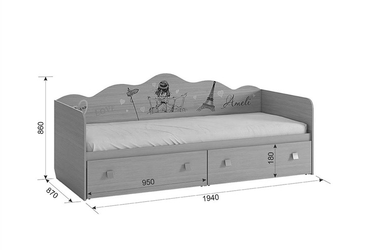 Детская кровать-софа Амели в Йошкар-Оле - изображение 2