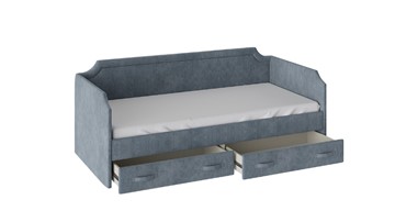 Подростковая кровать Кантри Тип 1, ТД-308.12.02 (Замша синяя) в Йошкар-Оле - предосмотр 1