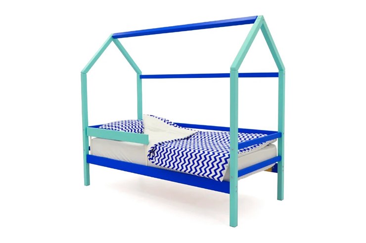 Детская кровать-домик Svogen синий-мятный в Йошкар-Оле - изображение 2