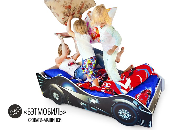 Кровать-машина детская Бэтмобиль в Йошкар-Оле - изображение 1