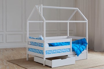 Детская кровать Домик с ящиками, цвет белый в Йошкар-Оле - предосмотр 2
