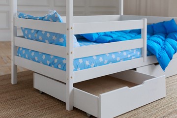 Детская кровать Домик с ящиками, цвет белый в Йошкар-Оле - предосмотр 3