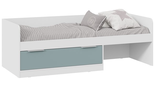 Детская кровать Марли Тип 1 (Белый/Серо-голубой) в Йошкар-Оле - изображение
