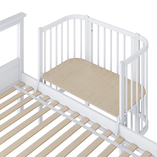 Детская кровать POLINI Kids Simple 105 Белый в Йошкар-Оле - изображение 2