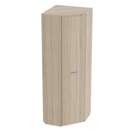 Шкаф распашной угловой Элана, Дуб сонома 720х720х208 в Йошкар-Оле - изображение