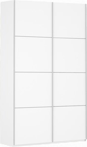 Шкаф двухдверный Прайм (ДСП/ДСП) 1600x570x2300, белый снег в Йошкар-Оле