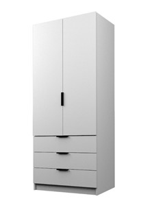 Шкаф двухдверный ЭШ1-РС-19-8-3я, Белый 190х80х52 в Йошкар-Оле