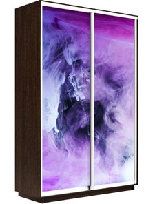 Шкаф Экспресс 1600x450x2400, Фиолетовый дым/венге в Йошкар-Оле