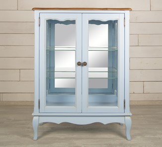 Шкаф двухдверный Leontina для посуды (ST9318B) Голубой в Йошкар-Оле - предосмотр 2