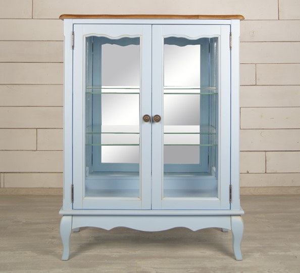 Шкаф двухдверный Leontina для посуды (ST9318B) Голубой в Йошкар-Оле - изображение 2