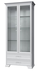 Шкаф-витрина Грация ШР-2, белый, 2 стекла в Йошкар-Оле