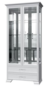 Шкаф-витрина Грация ШР-2, белый, 4 стекла в Йошкар-Оле