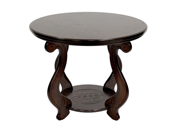 Круглый столик Виват М мини, цвет Орех в Йошкар-Оле - изображение