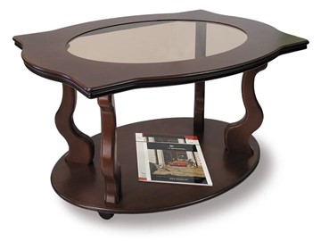 Журнальный стол Берже 3С (темно-коричневый) в Йошкар-Оле