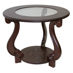 Круглый столик Грация С (Темно-коричневый) в Йошкар-Оле