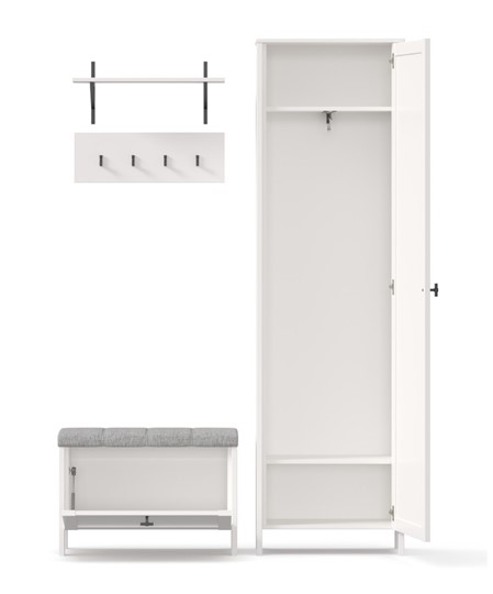Набор мебели в прихожую Бланко №16 (Белый) в Йошкар-Оле - изображение 1