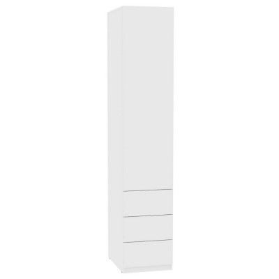 Шкаф распашной Риал (H11) 230х45х45 PUSH to OPEN, Белый в Йошкар-Оле - изображение