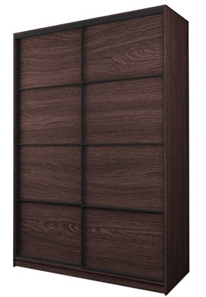 Шкаф MAX МШ-23-6-16-11, Профиль Черный/Цвет Венге в Йошкар-Оле - изображение