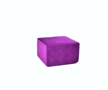 Пуф КлассМебель Тетрис 50х50, фиолетовый в Йошкар-Оле