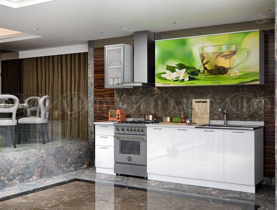 Кухонный гарнитур фотопечать Чай мята 1,8 в Йошкар-Оле - изображение