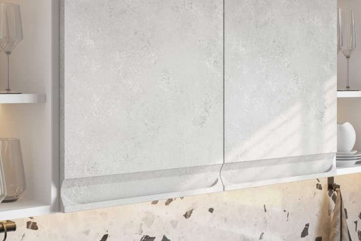 Модульная кухня Вельвет, бетон графит/бетон снежный в Йошкар-Оле - изображение 4