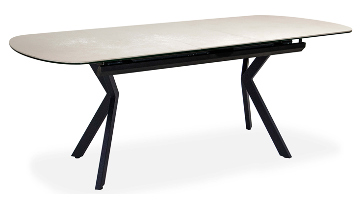 Раздвижной стол Шамони 3CX 180х95 (Oxide Avorio/Графит) в Йошкар-Оле - изображение 1