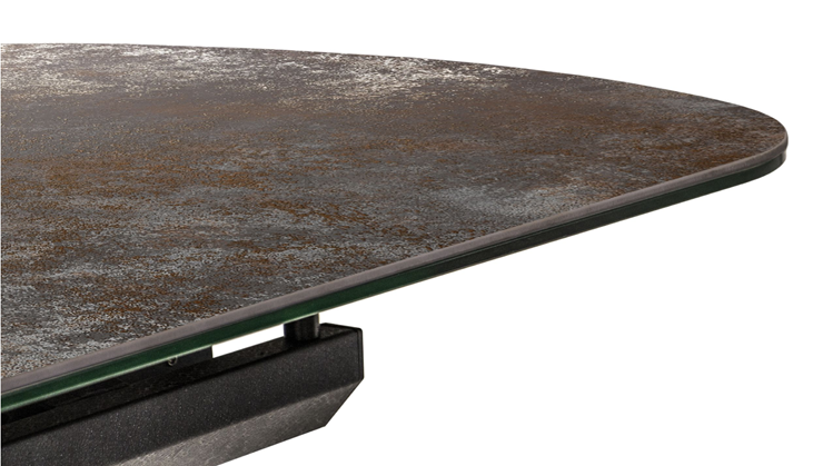 Кухонный стол раскладной Шамони 2CQ 160х90 (Oxide Nero/Графит) в Йошкар-Оле - изображение 2