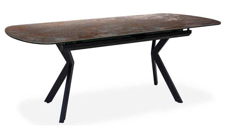 Обеденный раздвижной стол Шамони 2CX 160х90 (Oxide Nero/Графит) в Йошкар-Оле - изображение 1
