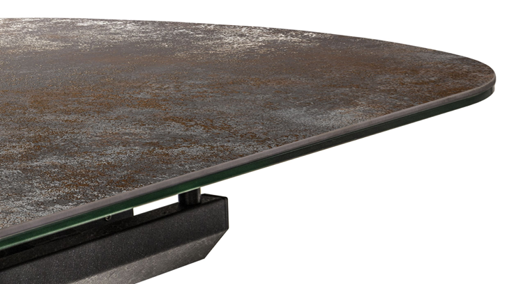 Кухонный стол раскладной Шамони 3CX 180х95 (Oxide Nero/Графит) в Йошкар-Оле - изображение 2