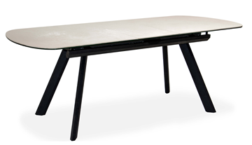 Кухонный стол раскладной Шамони 3CQ 180х95 (Oxide Avorio/Графит) в Йошкар-Оле - предосмотр 1