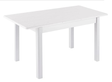 Кухонный раздвижной стол Айсберг-01 МДФ, белый МДФ/40 массив прямые белые в Йошкар-Оле