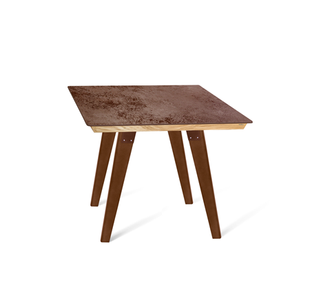 Кухонный обеденный стол SHT-TU16 (4 шт.)/ТT8 60/60 (темный орех/прозрачный лак/коричневая сепия) в Йошкар-Оле - изображение