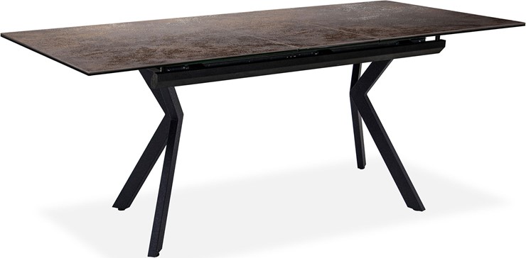 Кухонный стол раскладной Бордо 2CX 160х90 (Oxide Moro/Графит) в Йошкар-Оле - изображение 1