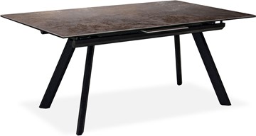 Кухонный стол раскладной Бордо 3CQ 180х95 (Oxide Moro/Графит) в Йошкар-Оле - предосмотр