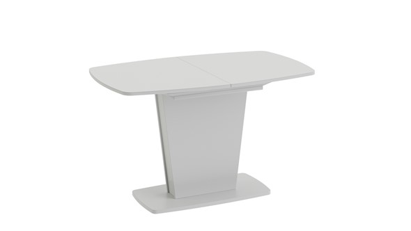 Кухонный стол раздвижной Честер тип 2, цвет Белый/Стекло белый глянец в Йошкар-Оле - изображение