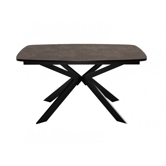 Кухонный раскладной стол Dikline B140 Хромикс бронза/опоры черные в Йошкар-Оле - изображение 2