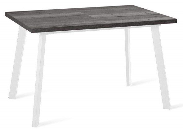 Кухонный раздвижной стол Dikline HB120 Сосна Пасадена/ножки белые в Йошкар-Оле - изображение