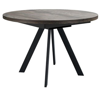 Кухонный стол раскладной Dikline RDB100 Сосна Пасадена/ножки H120 черные в Йошкар-Оле