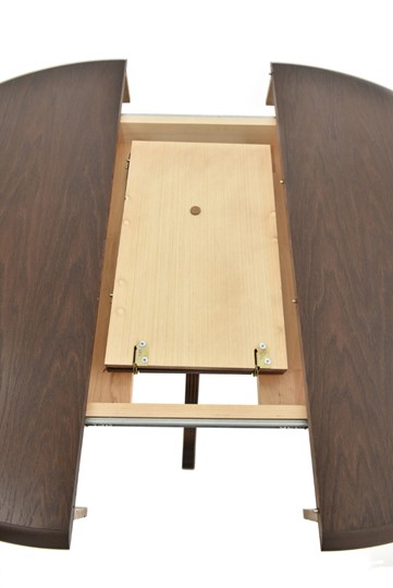 Кухонный стол раздвижной Фабрицио-1 исп. Круг 820, Тон 9 (Морилка/Эмаль) в Йошкар-Оле - изображение 6