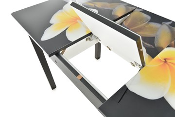 Кухонный раскладной стол Гамбург исп.2 ноги метал. крашеные №23, Фотопечать (Текстура №51) в Йошкар-Оле - предосмотр 5