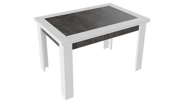 Кухонный раскладной стол Хьюстон тип 4 (Белый/Ателье темный) в Йошкар-Оле - изображение