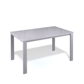 Кухонный раздвижной стол Kenner LL1200 серый/стекло серое глянец в Йошкар-Оле