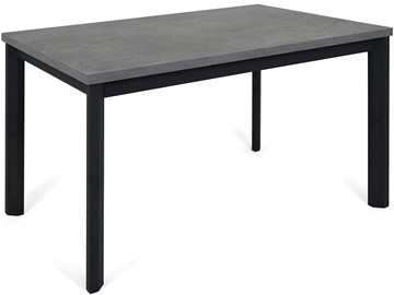 Обеденный раздвижной стол Нагано-3L (ноги черные, серый камень) в Йошкар-Оле