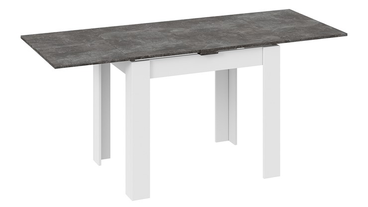 Кухонный стол раскладной Промо тип 3 (Белый/Ателье темный) в Йошкар-Оле - изображение 1