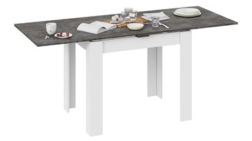 Кухонный стол раскладной Промо тип 3 (Белый/Ателье темный) в Йошкар-Оле - предосмотр 3