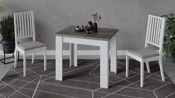 Кухонный стол раскладной Промо тип 3 (Белый/Ателье темный) в Йошкар-Оле - предосмотр 5