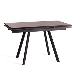 Обеденный раздвижной стол VIGO ЛДСП/HPL/металл,120x80x30х30х75 см, Дуб Вотан/чёрный арт.20622 в Йошкар-Оле