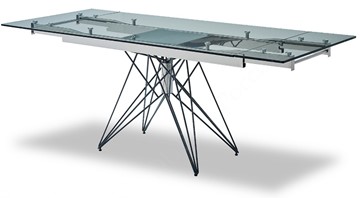 Кухонный стол раздвижной T-041 (140) прозрачный в Йошкар-Оле - предосмотр 3