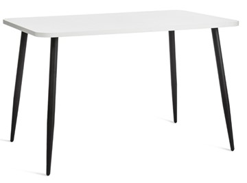Стол обеденный PLUTO ЛДСП/металл, 120x80x77, Белый/Черный арт.19316 в Йошкар-Оле