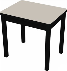 Раздвижной стол Бари дерево №8 (стекло белое/черный) в Йошкар-Оле
